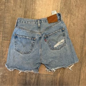 Levi denim cutoff shorts!